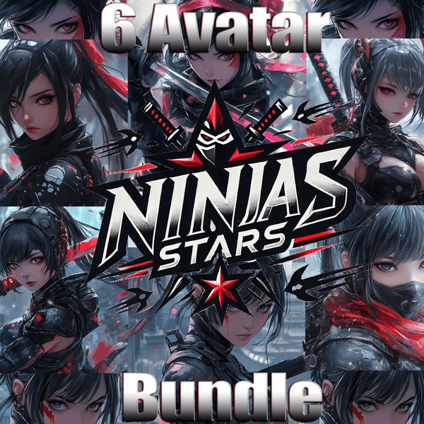Carátula de 6 Avatar Ninja Stars Bundle para PlayStation