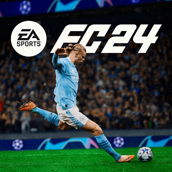 Oferta para el producto EA SPORTS FC™ 24 Standard Edition para PS4™ y PS5™ para PlayStation por solo 79.99€ Carátula de EA SPORTS FC™ 24 Standard Edition para PS4™ y PS5™ para PlayStation