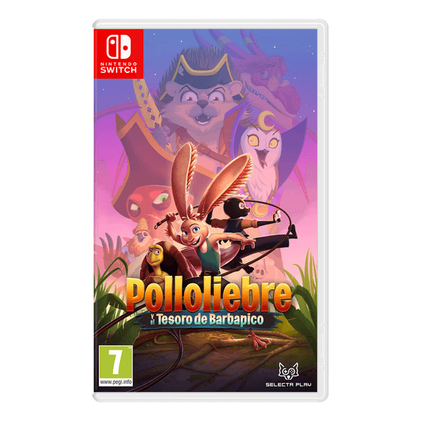 Carátula de Polloliebre y El Tesoro de Barbapico Switch (SP) para Nintendo Carátula de Polloliebre y El Tesoro de Barbapico Switch (SP) para Nintendo