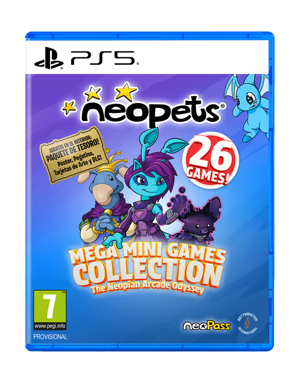 Oferta para el producto Neopets - Mega Mini Games Collection Day 1 Edition para PlayStation por solo 19.99€ Carátula de Neopets - Mega Mini Games Collection Day 1 Edition para PlayStation