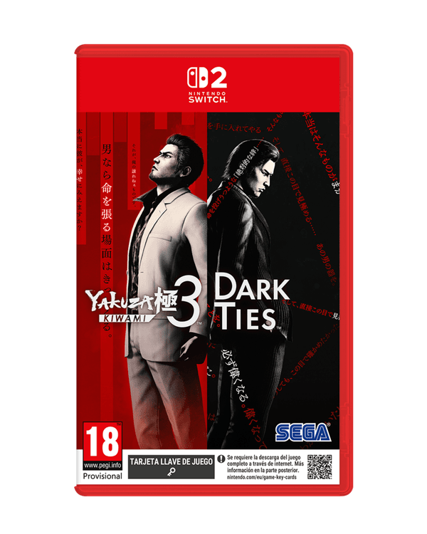 Carátula de Yakuza Kiwami 3 & Dark Ties para Nintendo